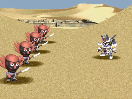 アンドロイドマン4体との戦闘