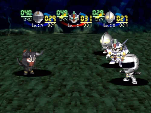 バッファローダブラーとの戦闘画面