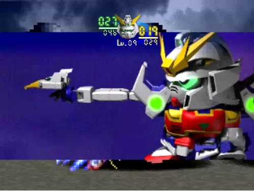 ドモン操作によるシャイニングガンダムと五飛のシェンロンガンダムの一騎打ち