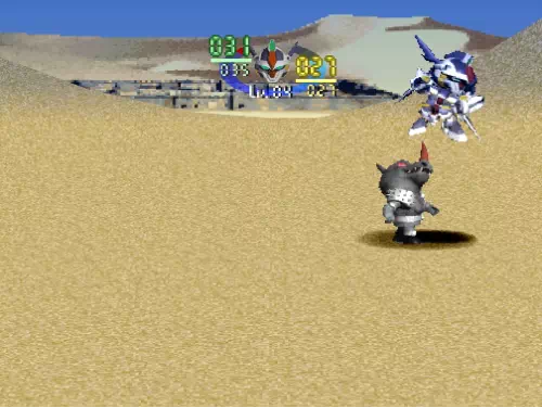 グレイサイキングがアールガンを投げ飛ばす