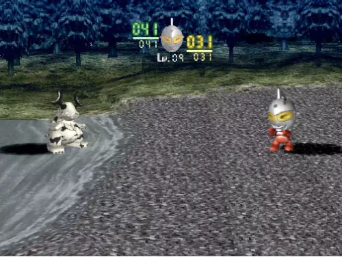 ウルトラセブンとエレキングが1vs1で戦う