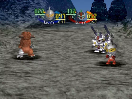 ウルトラセブンのHPが022でアールガンが合流した戦闘開始画面